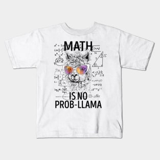 Math Is No Prob-Llama Kids T-Shirt